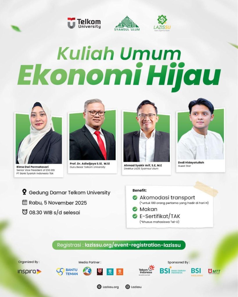 Kuliah Umum Ekonomi Hijau LAZISSU